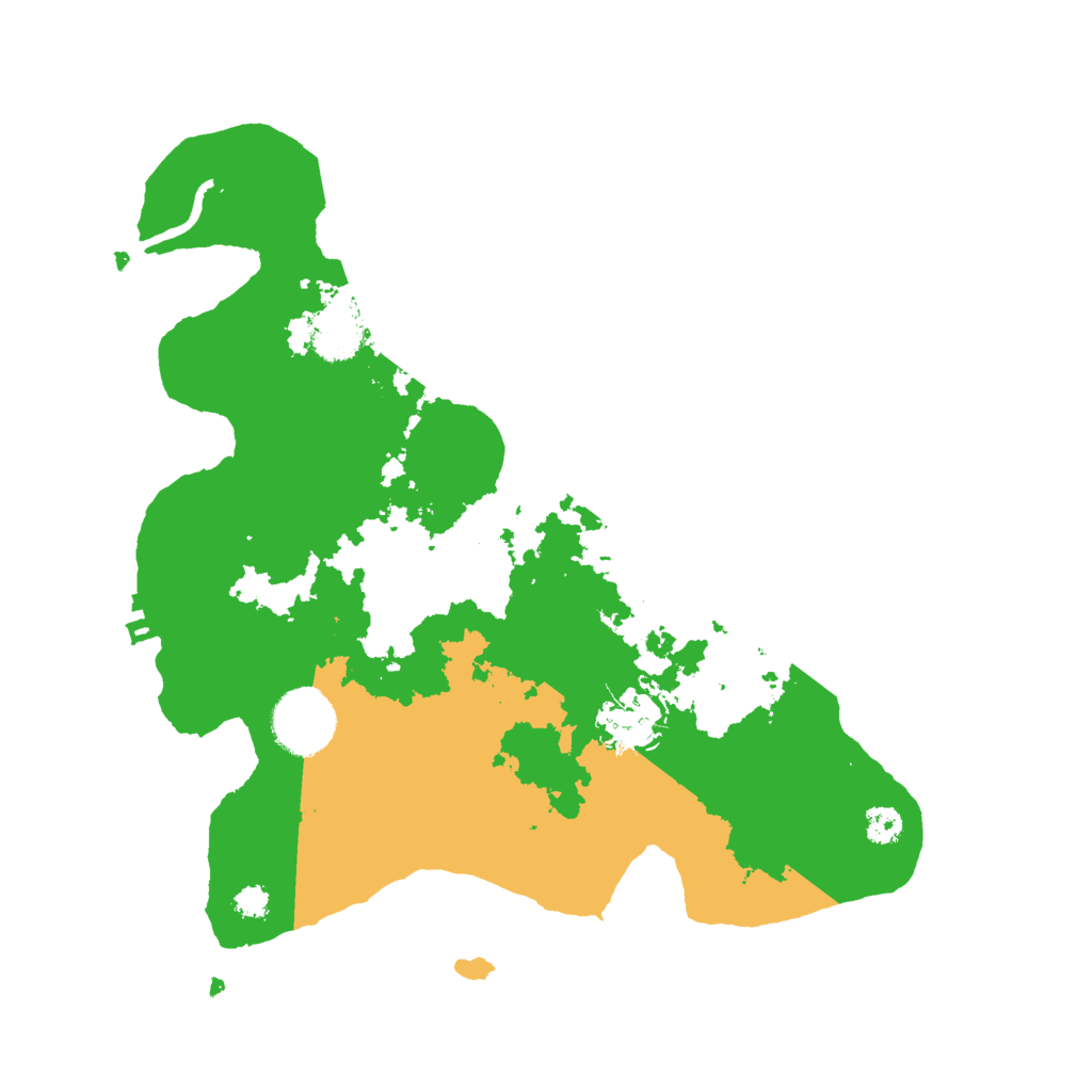 Biome Rust Map: Procedural Map, Size: 3000, Seed: 7892304