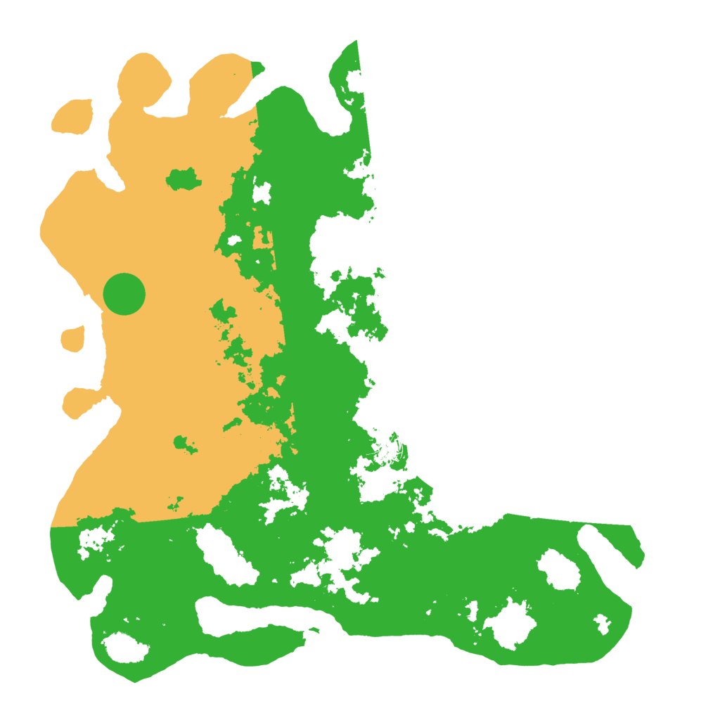 Biome Rust Map: Barren, Size: 4500, Seed: 2333