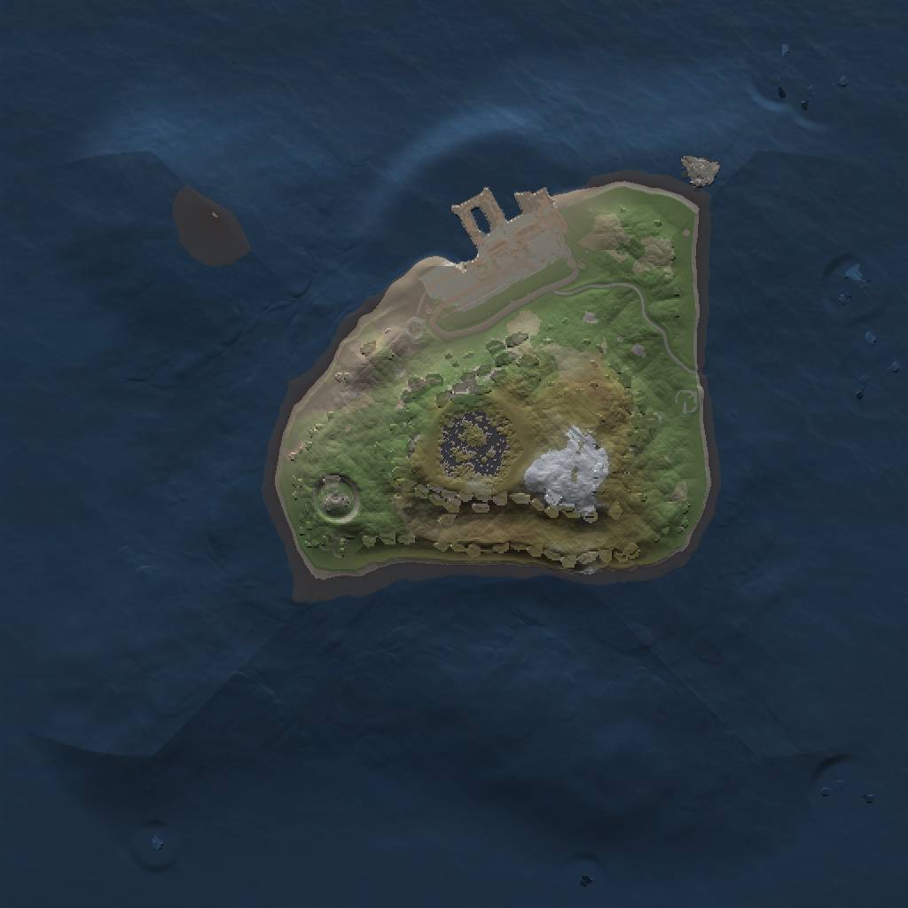 Rust Map: Procedural Map, Size: 1300, Seed: 1900373818, 4 Monuments