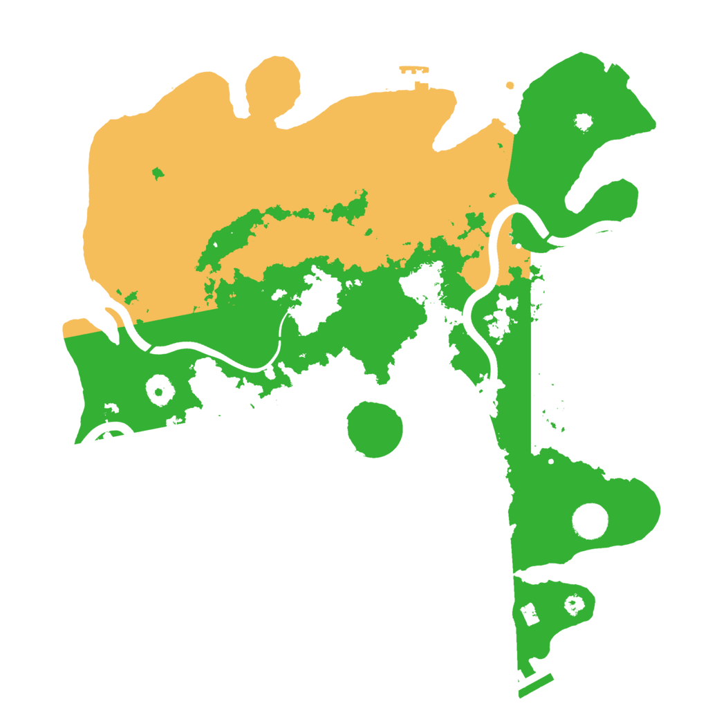 Biome Rust Map: Procedural Map, Size: 3650, Seed: 129931908