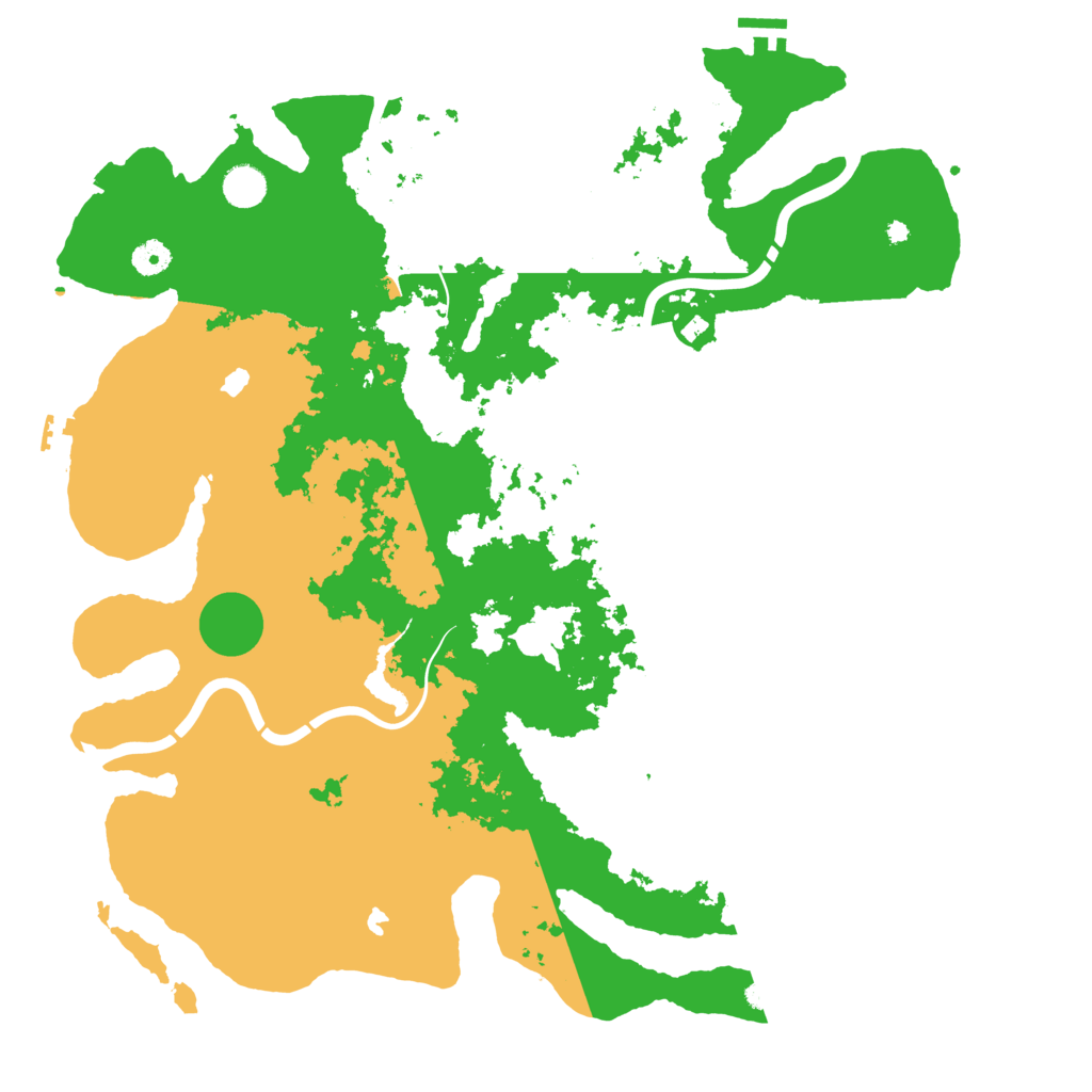 Biome Rust Map: Procedural Map, Size: 4500, Seed: 2012758798