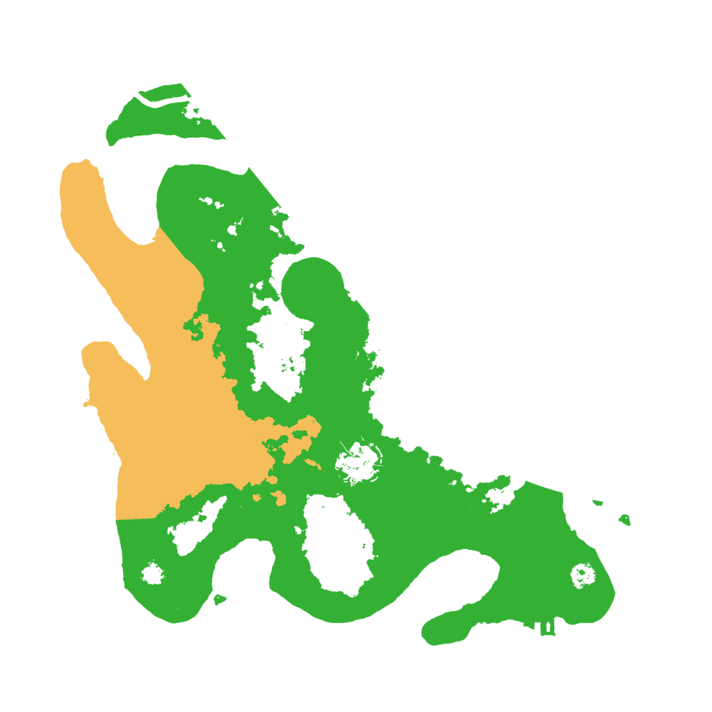 Biome Rust Map: Procedural Map, Size: 3000, Seed: 1422991551