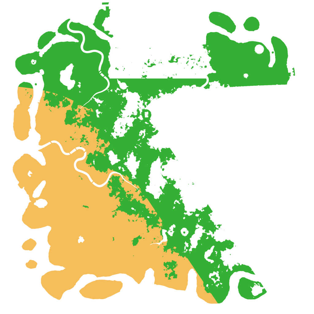 Biome Rust Map: Procedural Map, Size: 6000, Seed: 1749496152