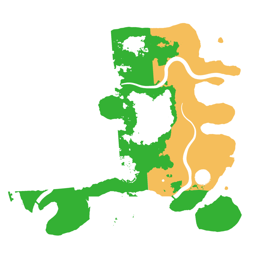 Biome Rust Map: Procedural Map, Size: 3000, Seed: 1502714777