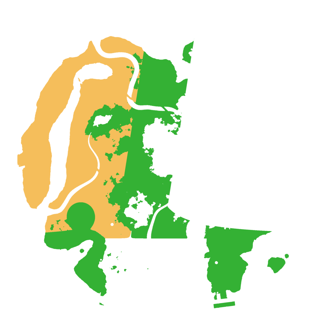 Biome Rust Map: Procedural Map, Size: 3000, Seed: 23970