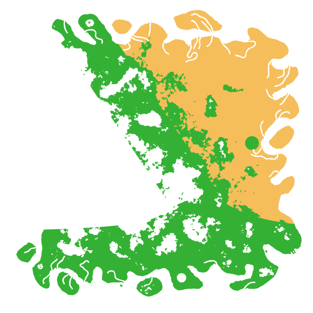 Biome Rust Map: Procedural Map, Size: 6000, Seed: 80142908