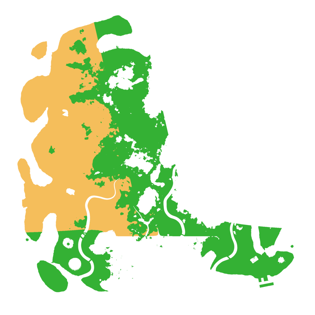 Biome Rust Map: Procedural Map, Size: 4500, Seed: 101875