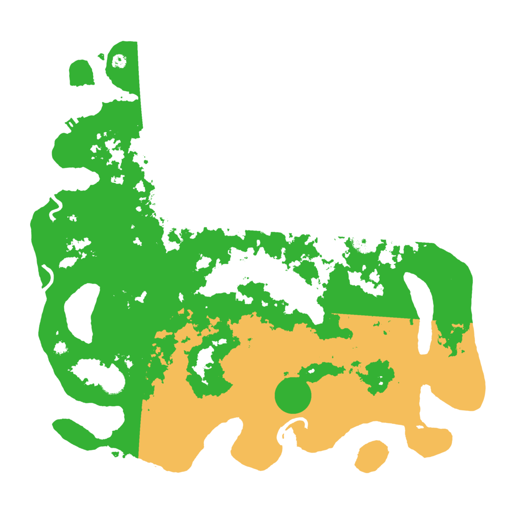 Biome Rust Map: Procedural Map, Size: 3700, Seed: 23324