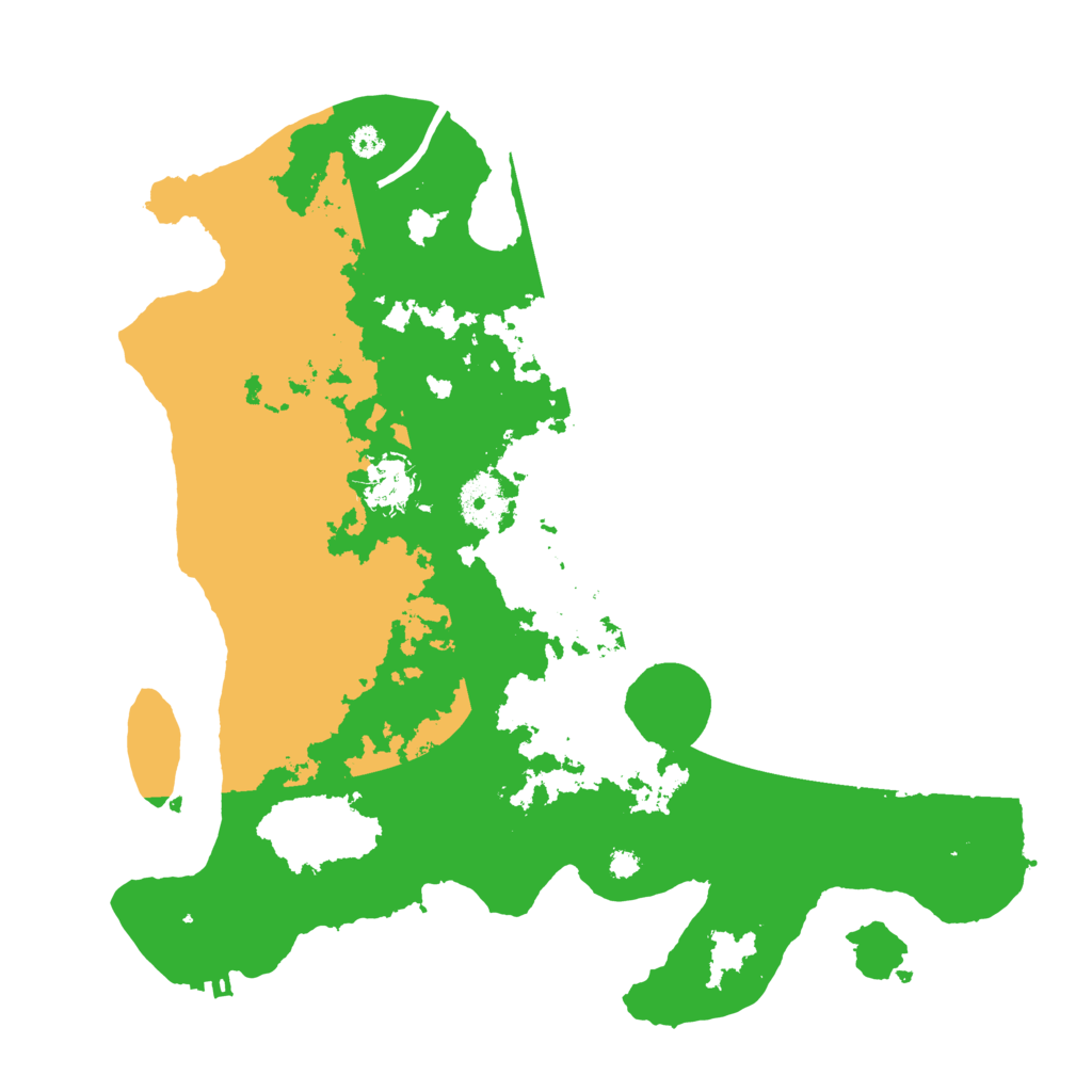 Biome Rust Map: Procedural Map, Size: 3500, Seed: 464135670