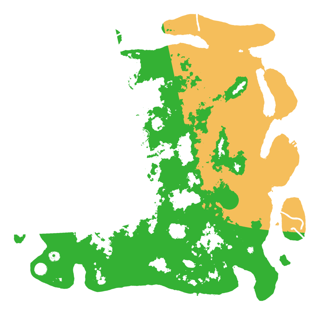Biome Rust Map: Procedural Map, Size: 4500, Seed: 865510204