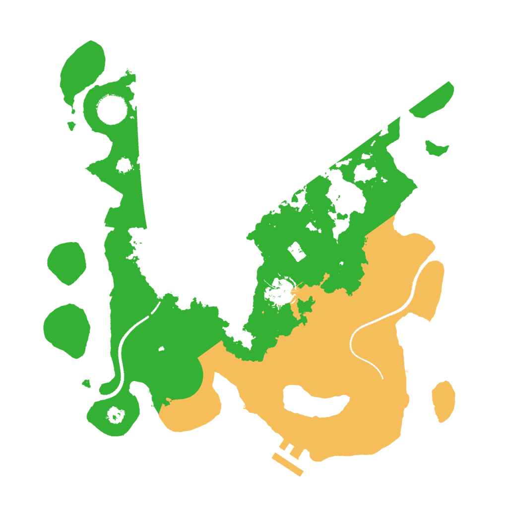 Biome Rust Map: Procedural Map, Size: 3000, Seed: 18113