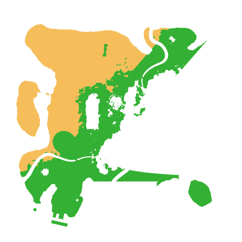 Biome Rust Map: Procedural Map, Size: 3000, Seed: 1365352878