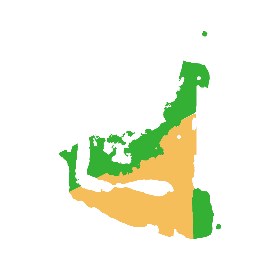 Biome Rust Map: Procedural Map, Size: 2000, Seed: 564226721