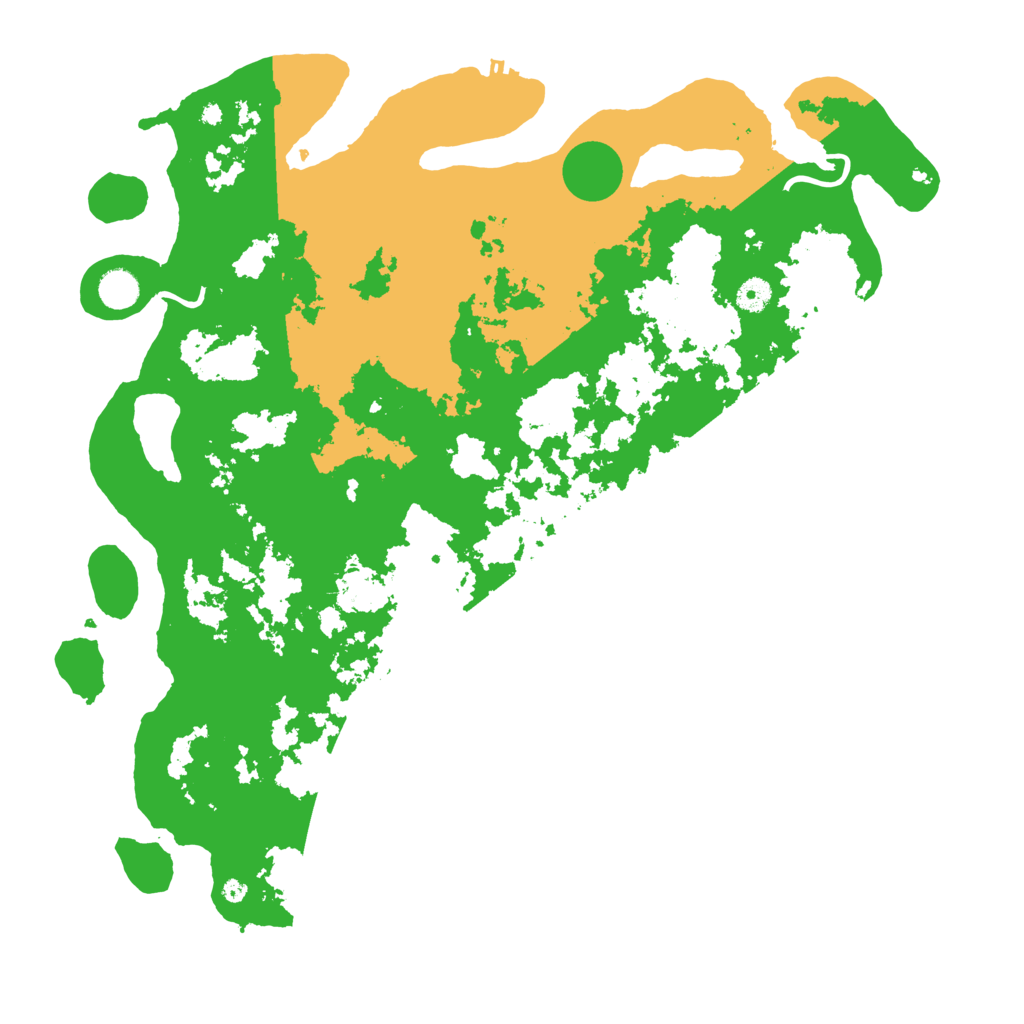 Biome Rust Map: Procedural Map, Size: 4500, Seed: 1262166583