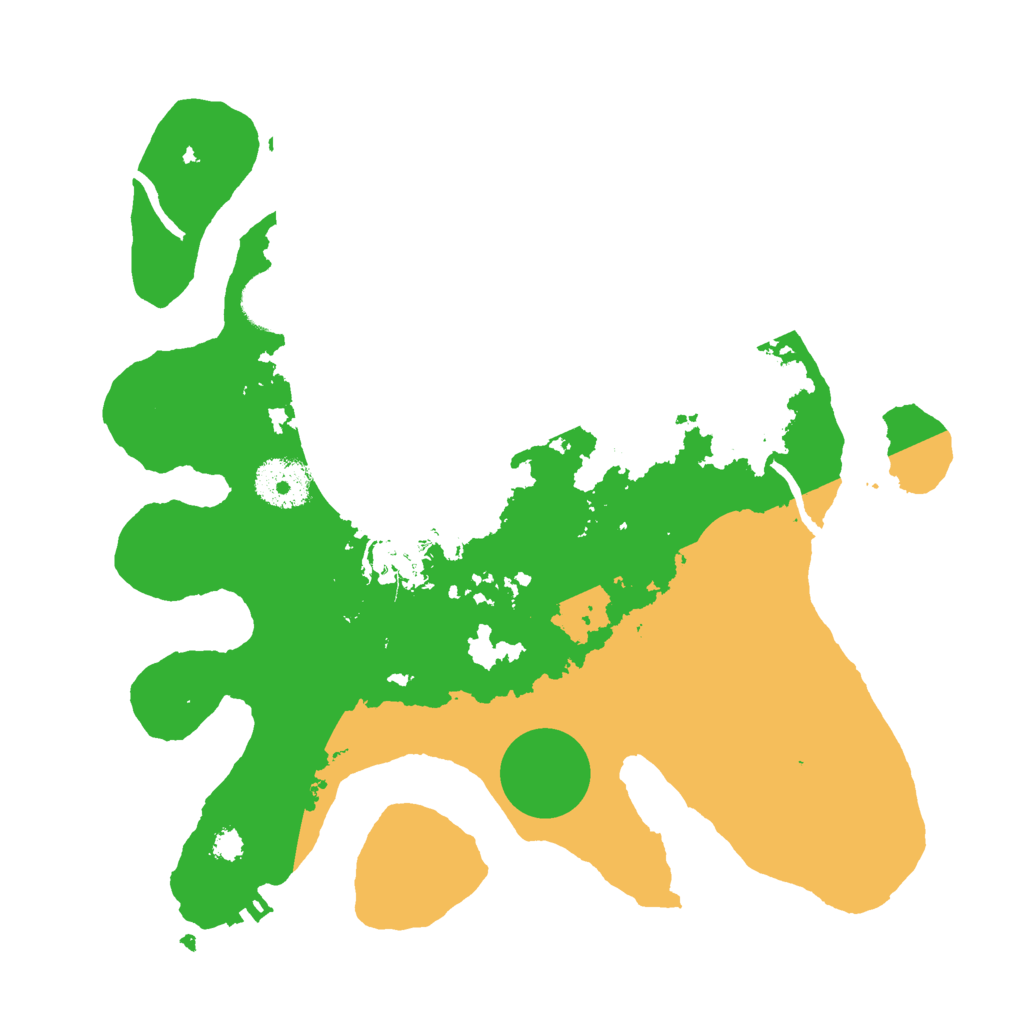Biome Rust Map: Procedural Map, Size: 3000, Seed: 1981495901
