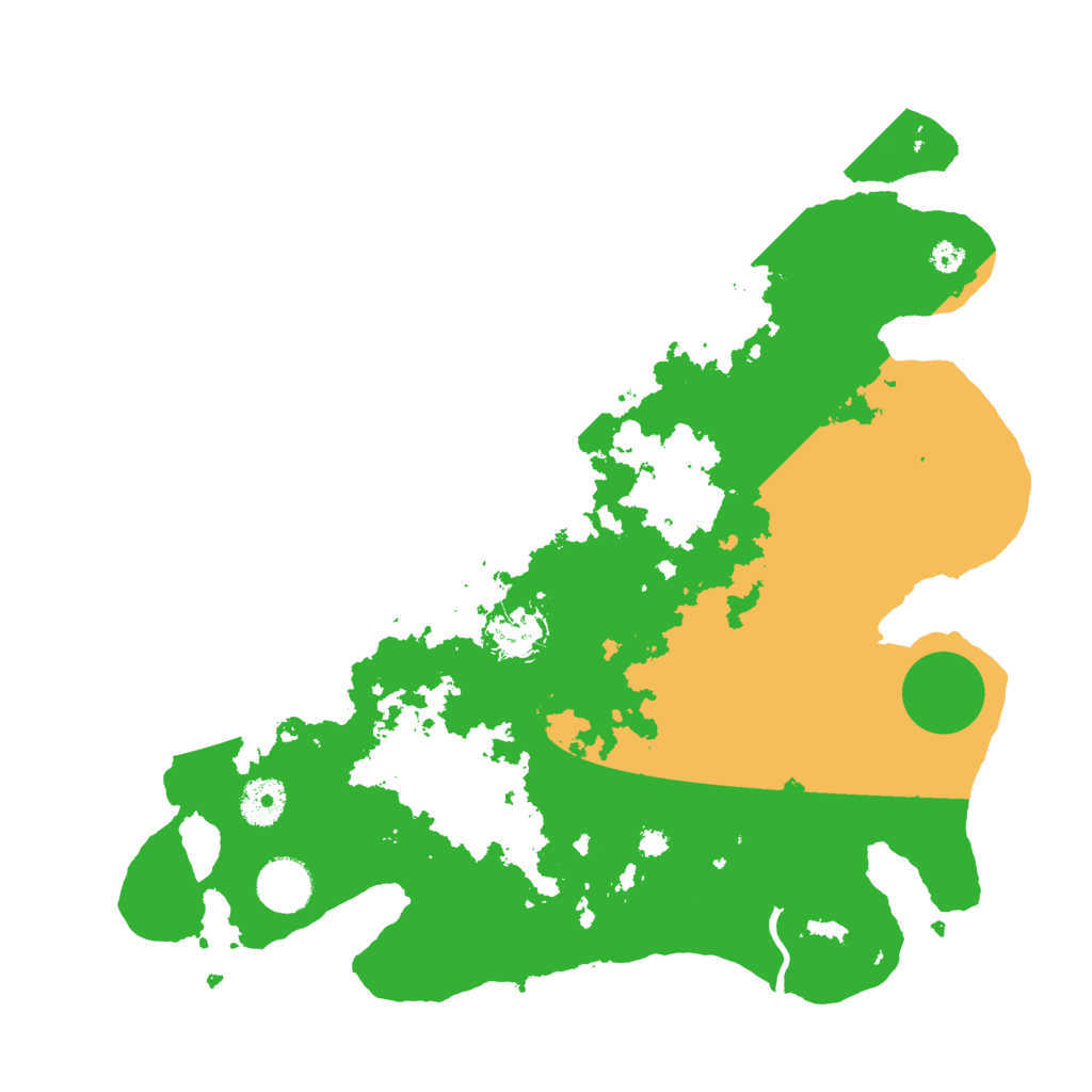 Biome Rust Map: Procedural Map, Size: 3500, Seed: 8616882