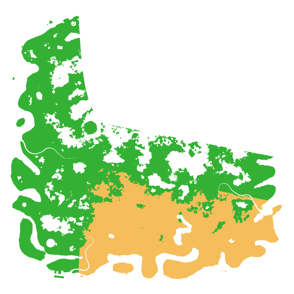 Biome Rust Map: Procedural Map, Size: 6000, Seed: 9037
