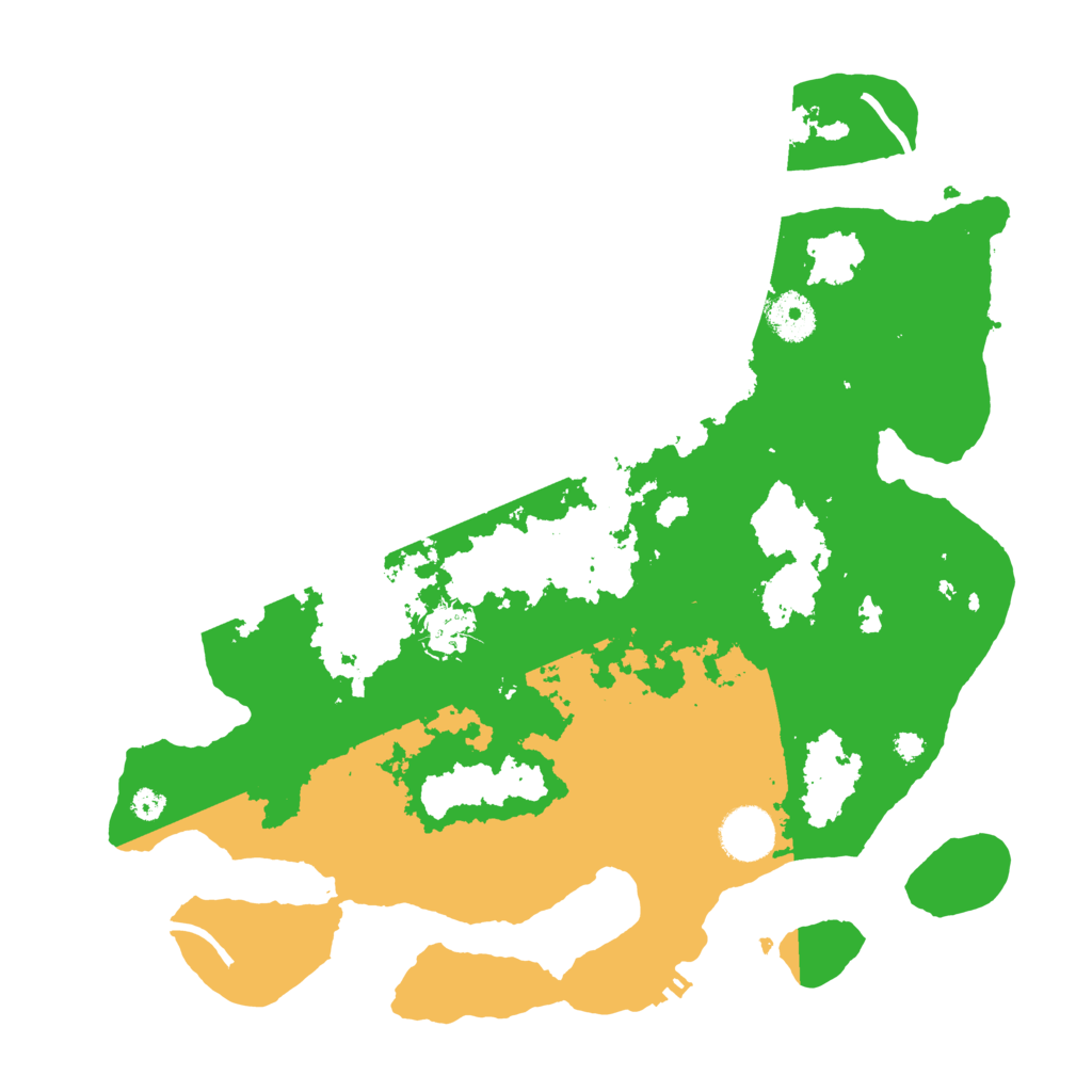 Biome Rust Map: Procedural Map, Size: 3500, Seed: 745860918