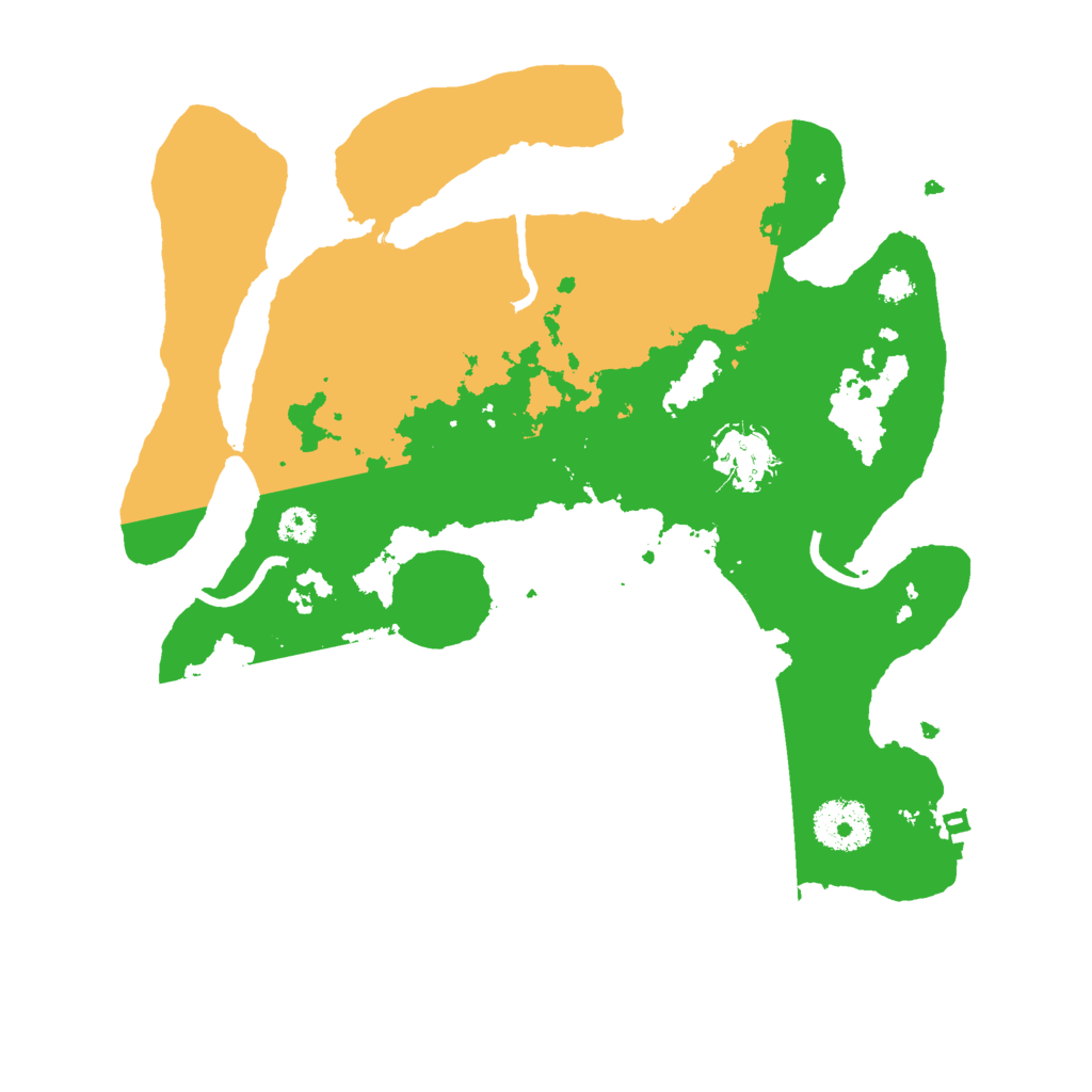 Biome Rust Map: Procedural Map, Size: 3000, Seed: 864453