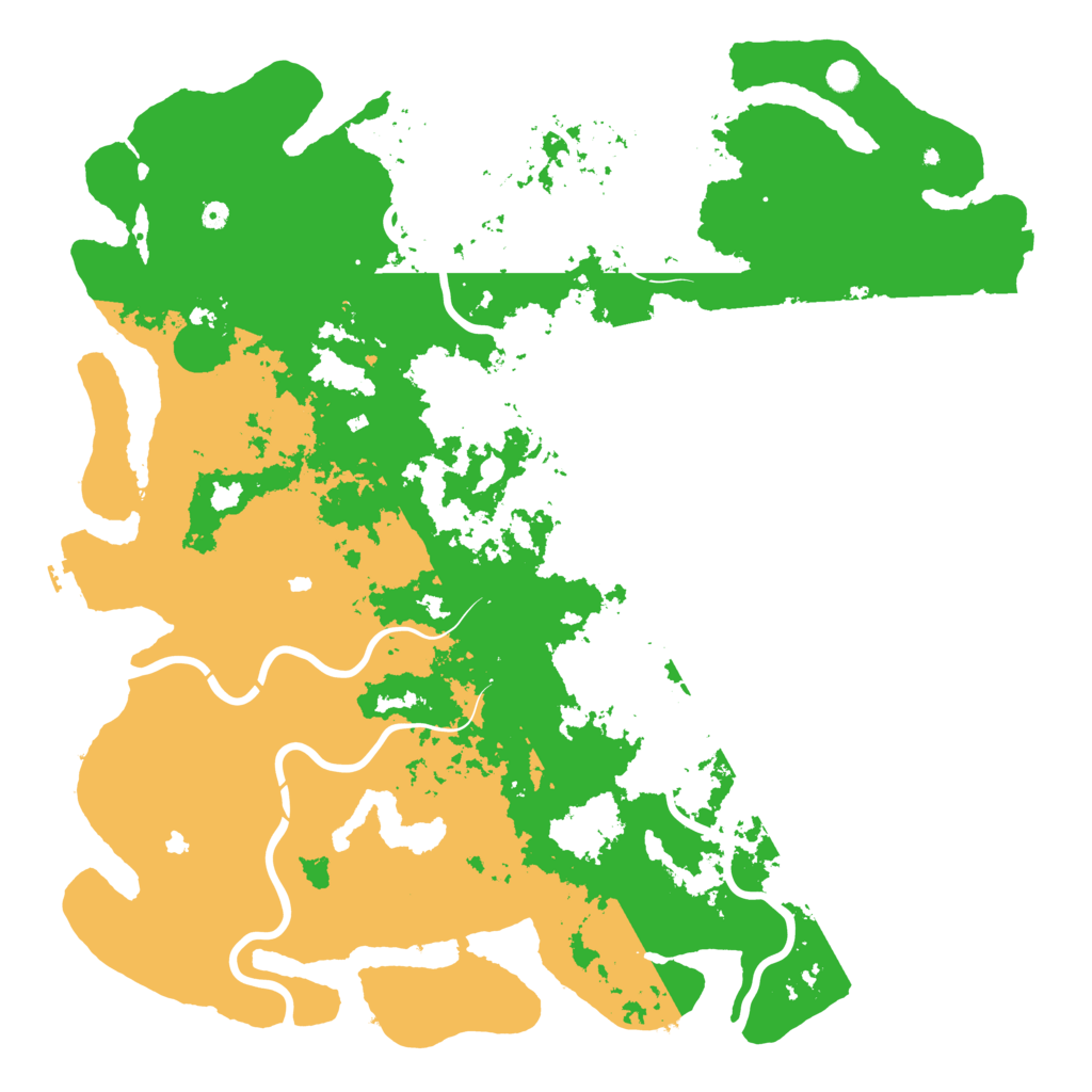 Biome Rust Map: Procedural Map, Size: 6000, Seed: 5343537
