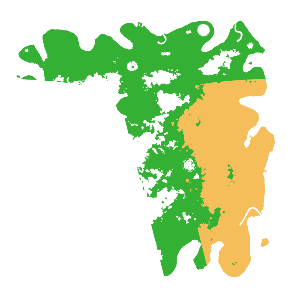 Biome Rust Map: Procedural Map, Size: 4300, Seed: 193825