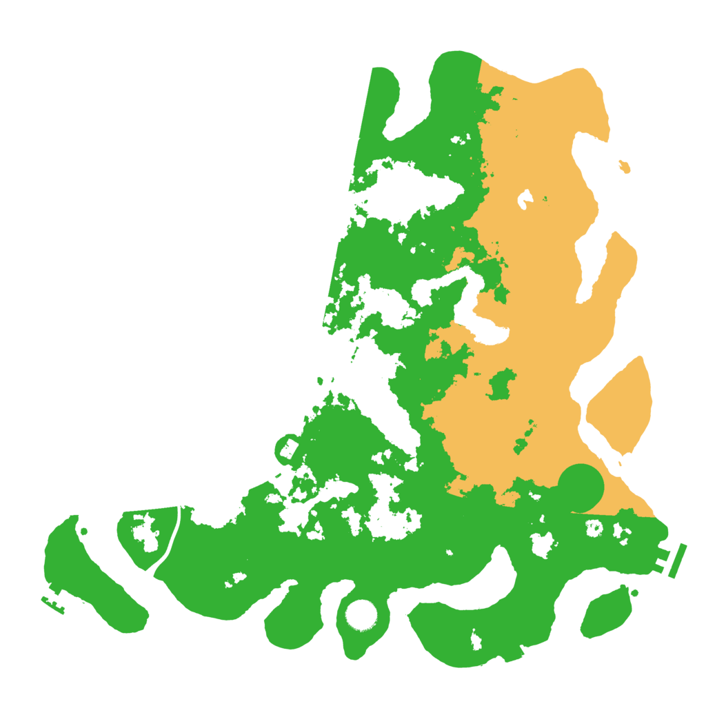 Biome Rust Map: Procedural Map, Size: 4000, Seed: 646464