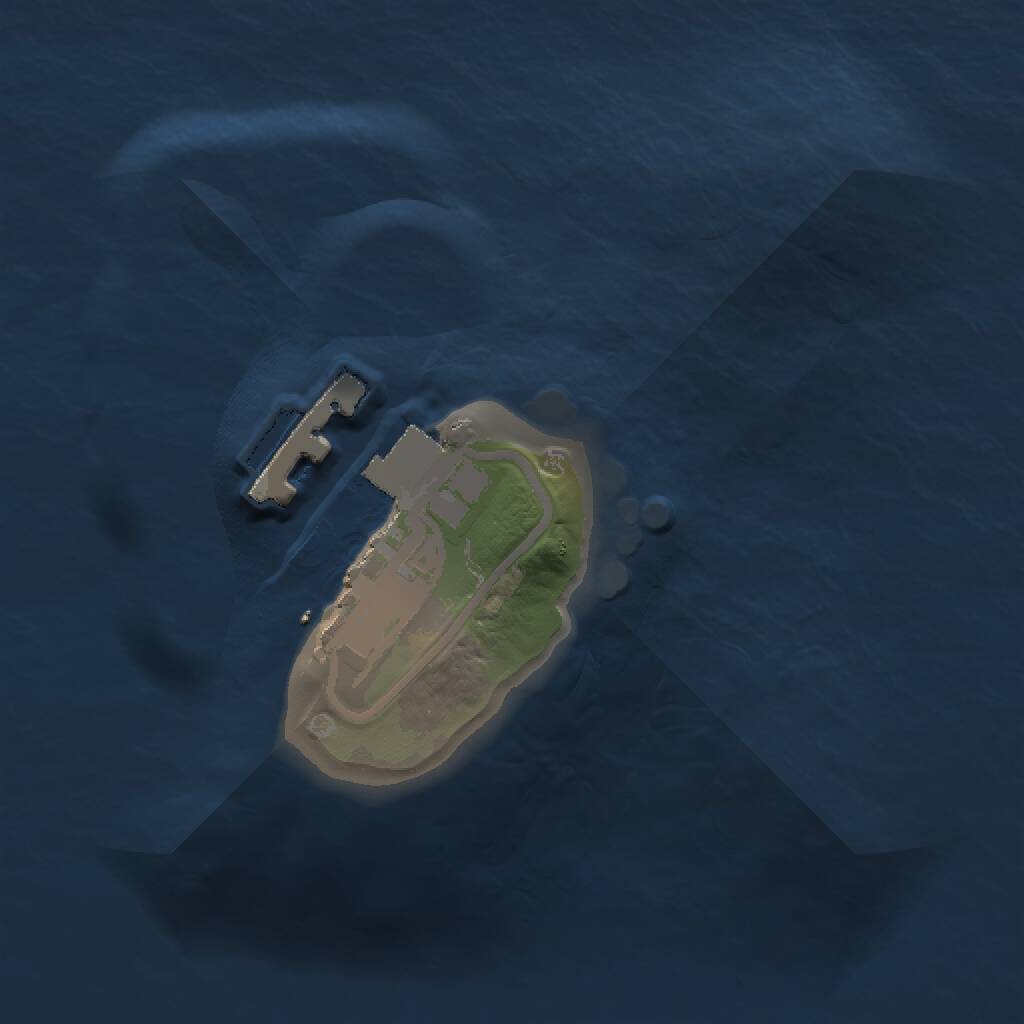 Rust Map: Procedural Map, Size: 1000, Seed: 753430811, 2 Monuments