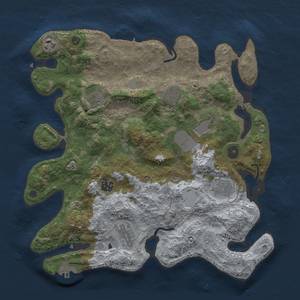 Thumbnail Rust Map: Procedural Map, Size: 3600, Seed: 67367, 14 Monuments