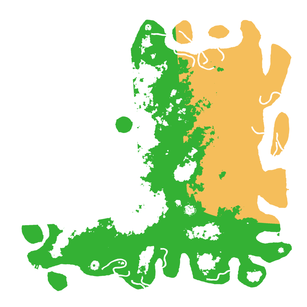 Biome Rust Map: Procedural Map, Size: 5000, Seed: 1377419498