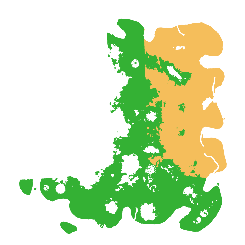 Biome Rust Map: Procedural Map, Size: 4500, Seed: 65587