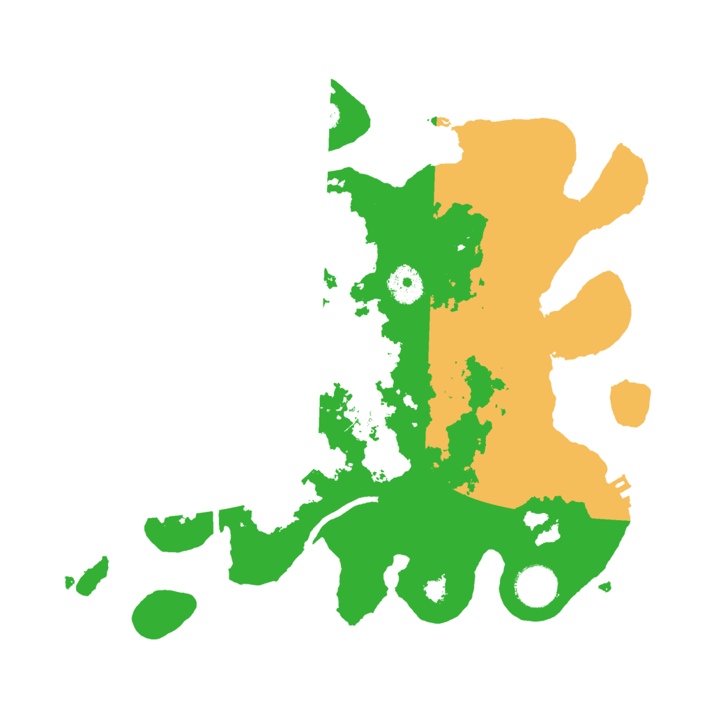 Biome Rust Map: Procedural Map, Size: 3000, Seed: 34234234