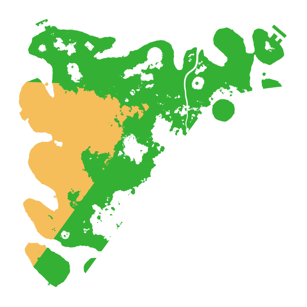 Biome Rust Map: Procedural Map, Size: 3700, Seed: 665449559