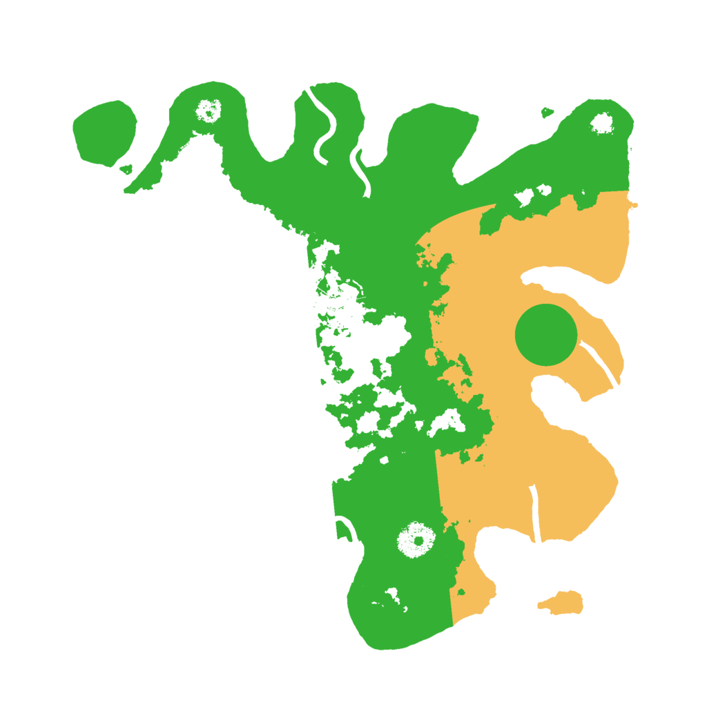 Biome Rust Map: Procedural Map, Size: 3000, Seed: 26208