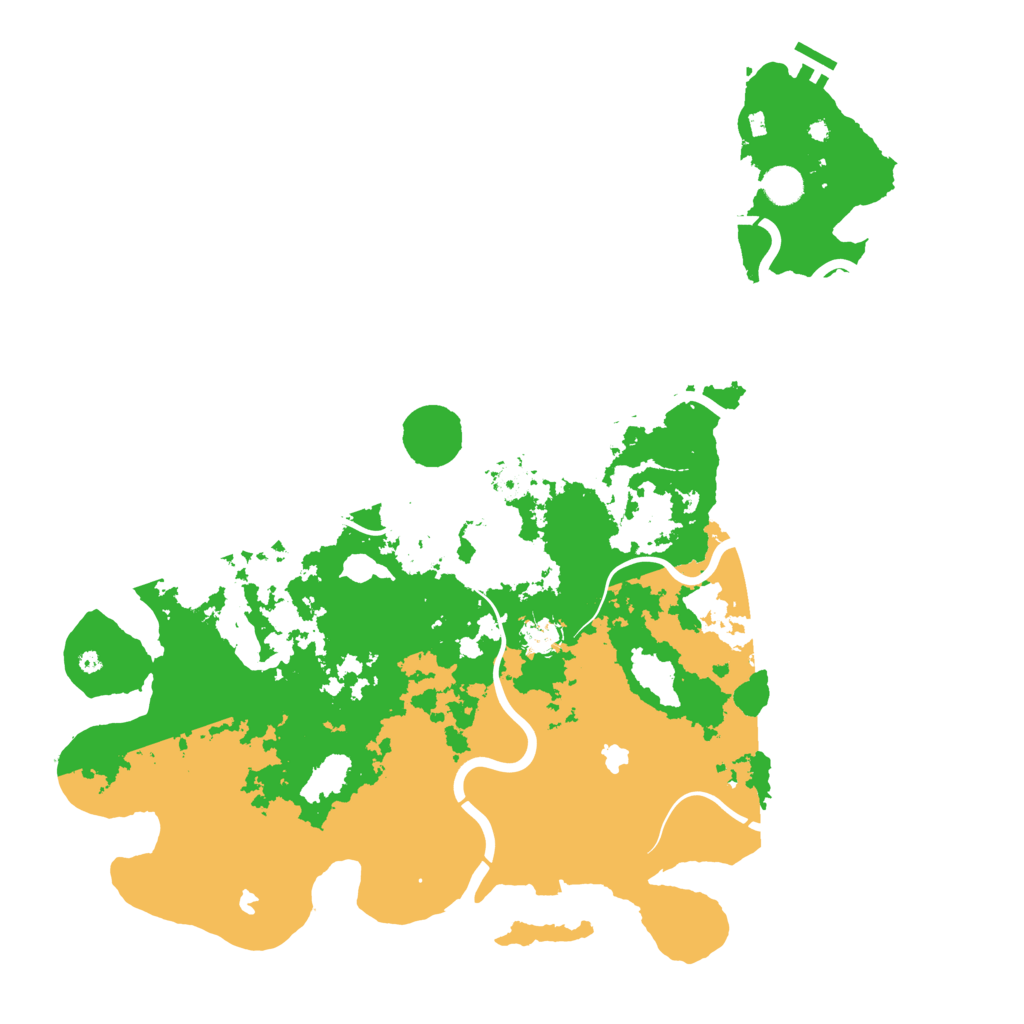 Biome Rust Map: Procedural Map, Size: 4650, Seed: 648252