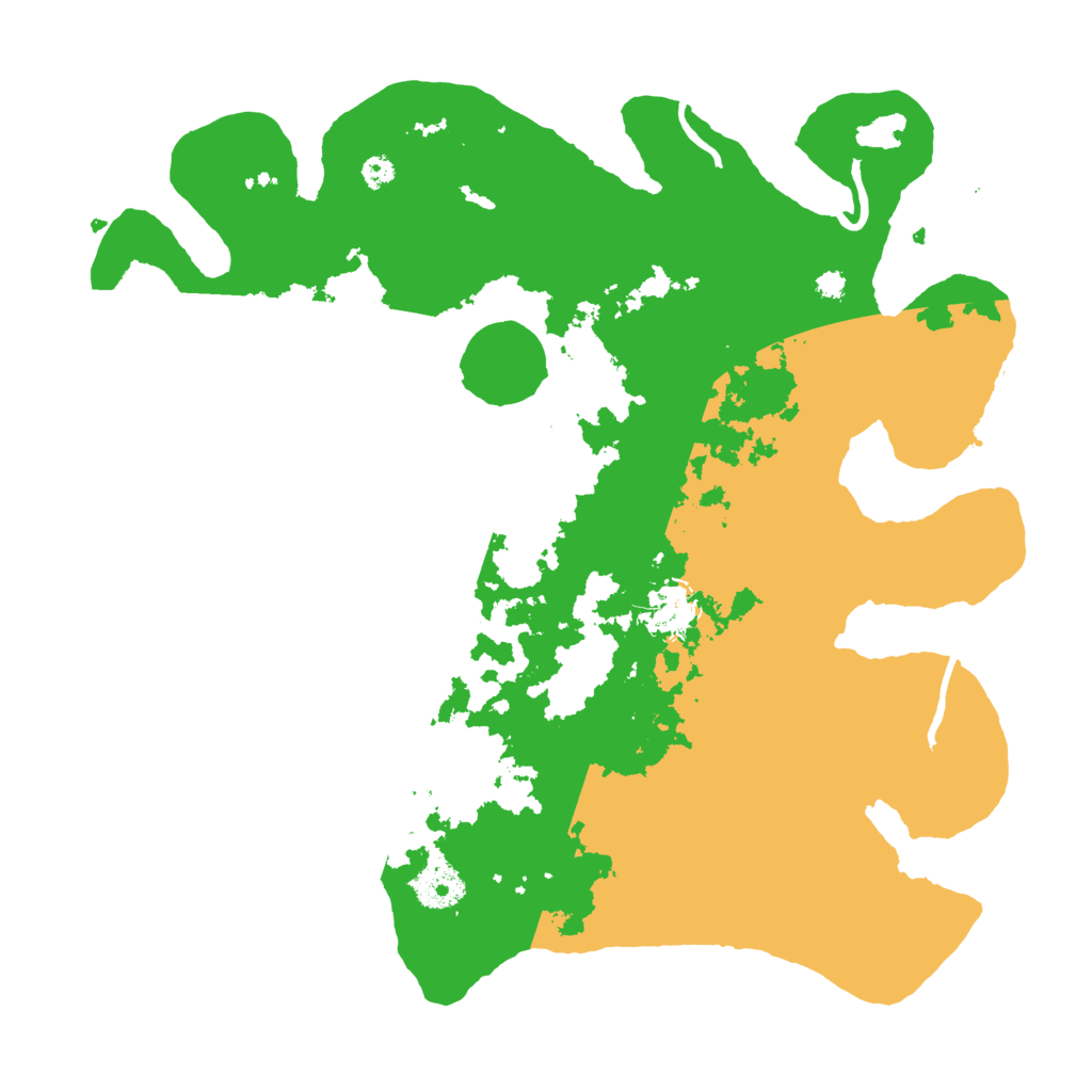 Biome Rust Map: Procedural Map, Size: 3500, Seed: 1077888528