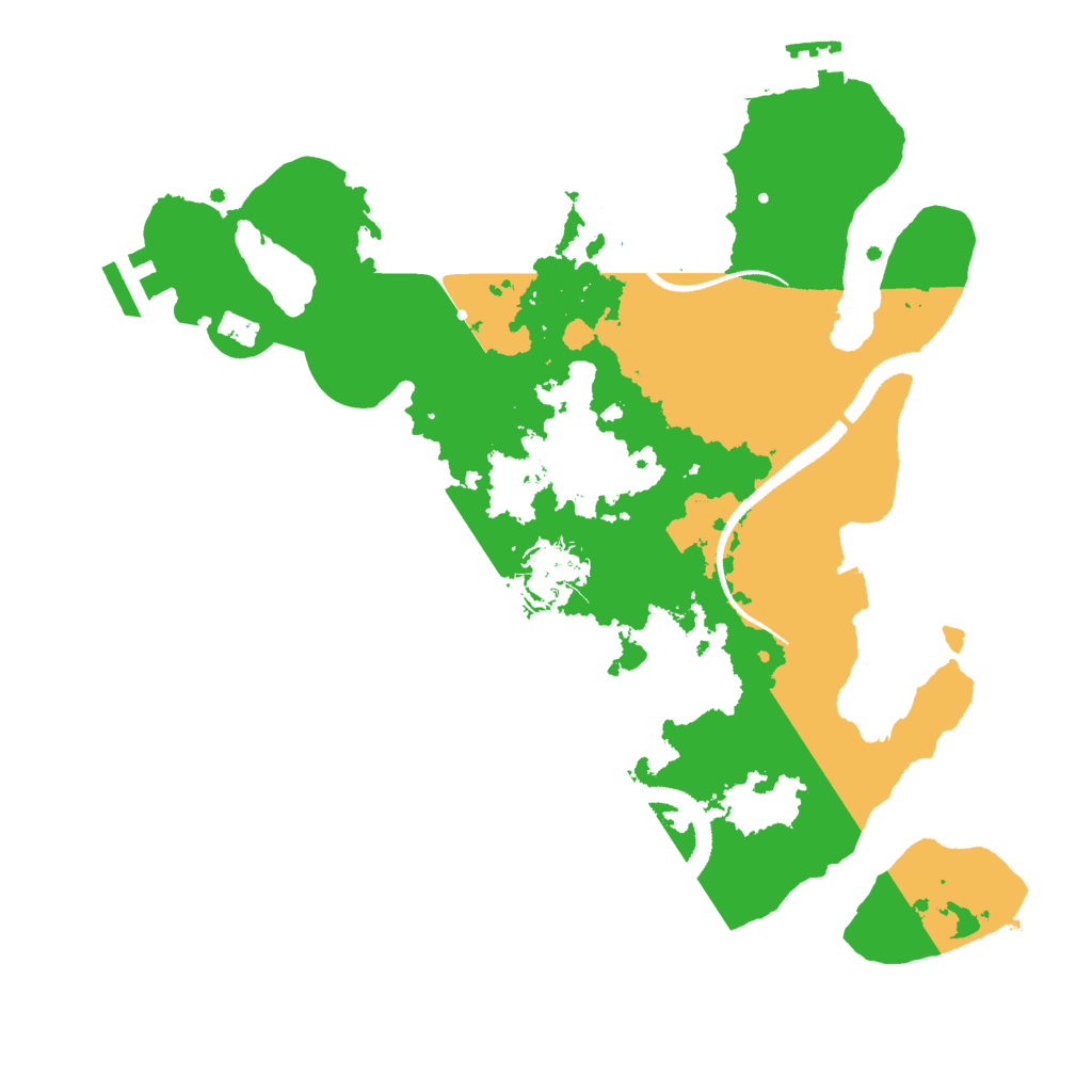 Biome Rust Map: Procedural Map, Size: 3000, Seed: 993893896