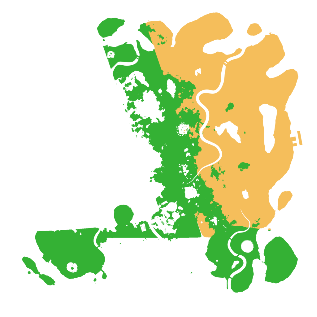 Biome Rust Map: Procedural Map, Size: 4500, Seed: 796722464