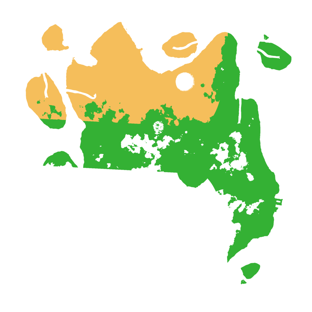 Biome Rust Map: Procedural Map, Size: 3000, Seed: 17686
