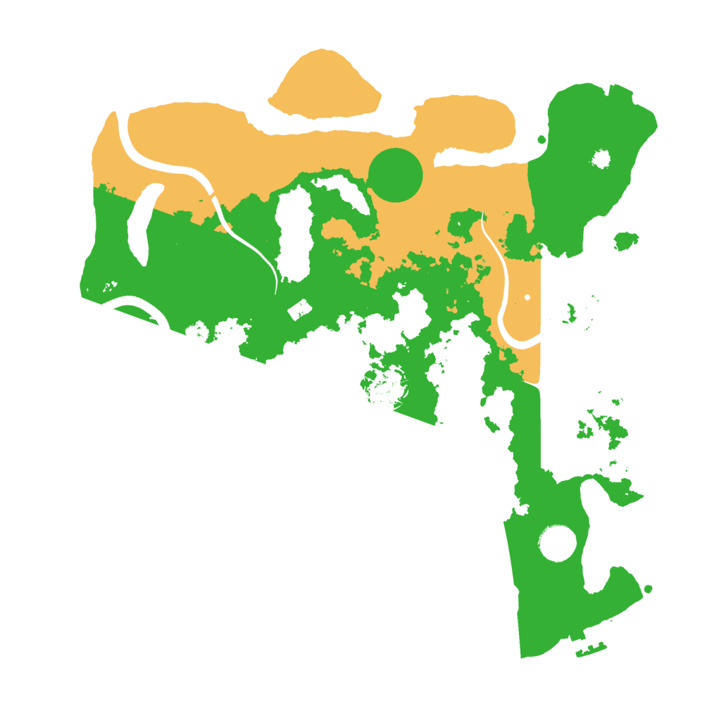 Biome Rust Map: Procedural Map, Size: 3500, Seed: 2134099850