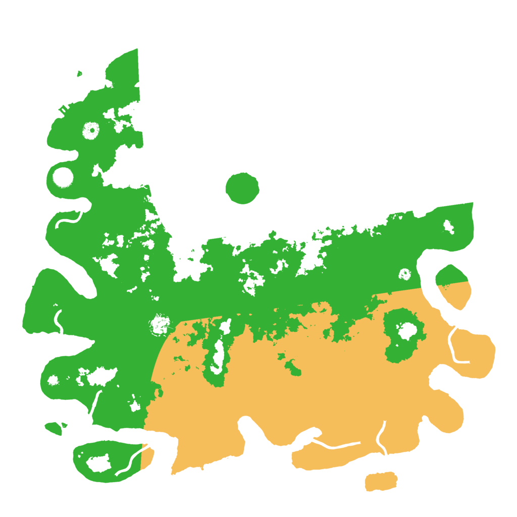 Biome Rust Map: Procedural Map, Size: 4500, Seed: 9281