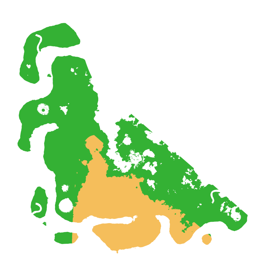 Biome Rust Map: Procedural Map, Size: 3500, Seed: 1286747524