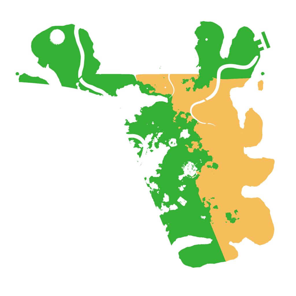 Biome Rust Map: Procedural Map, Size: 3500, Seed: 1071676012