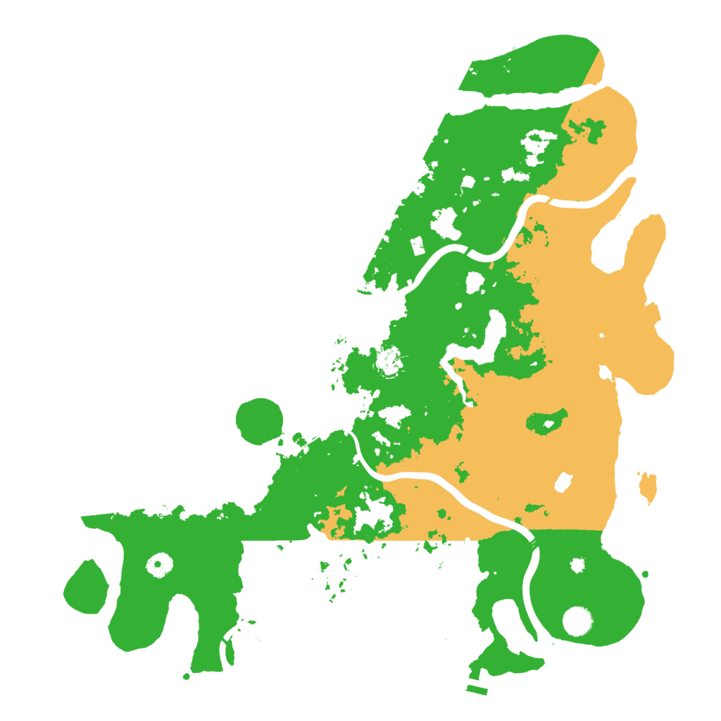 Biome Rust Map: Procedural Map, Size: 4300, Seed: 5732299