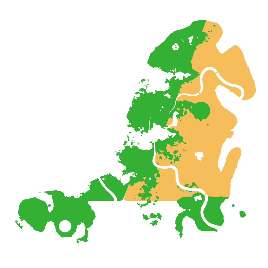 Biome Rust Map: Procedural Map, Size: 4000, Seed: 54583121