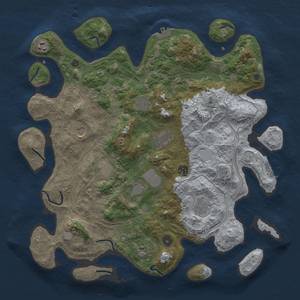 Thumbnail Rust Map: Procedural Map, Size: 4250, Seed: 528504010, 17 Monuments