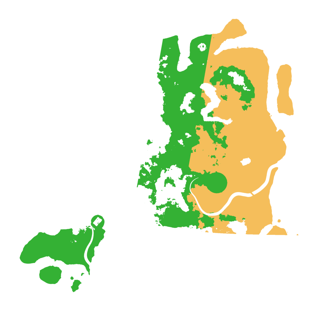 Biome Rust Map: Procedural Map, Size: 4000, Seed: 1001830215