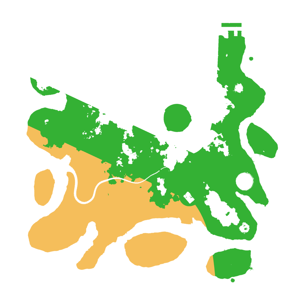 Biome Rust Map: Procedural Map, Size: 3000, Seed: 13240