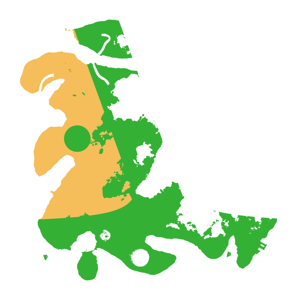 Biome Rust Map: Procedural Map, Size: 3000, Seed: 7965