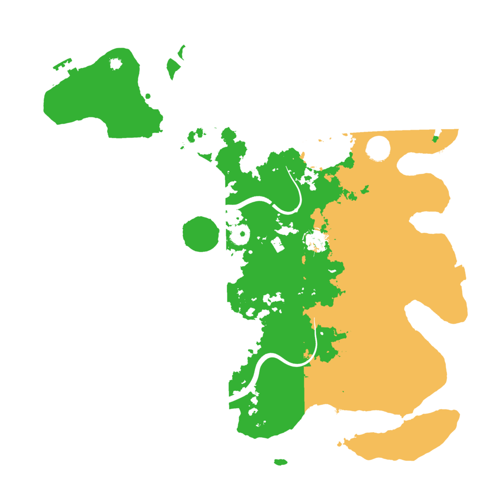 Biome Rust Map: Procedural Map, Size: 3800, Seed: 6546484