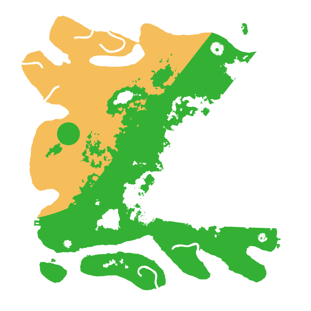 Biome Rust Map: Procedural Map, Size: 3600, Seed: 55300